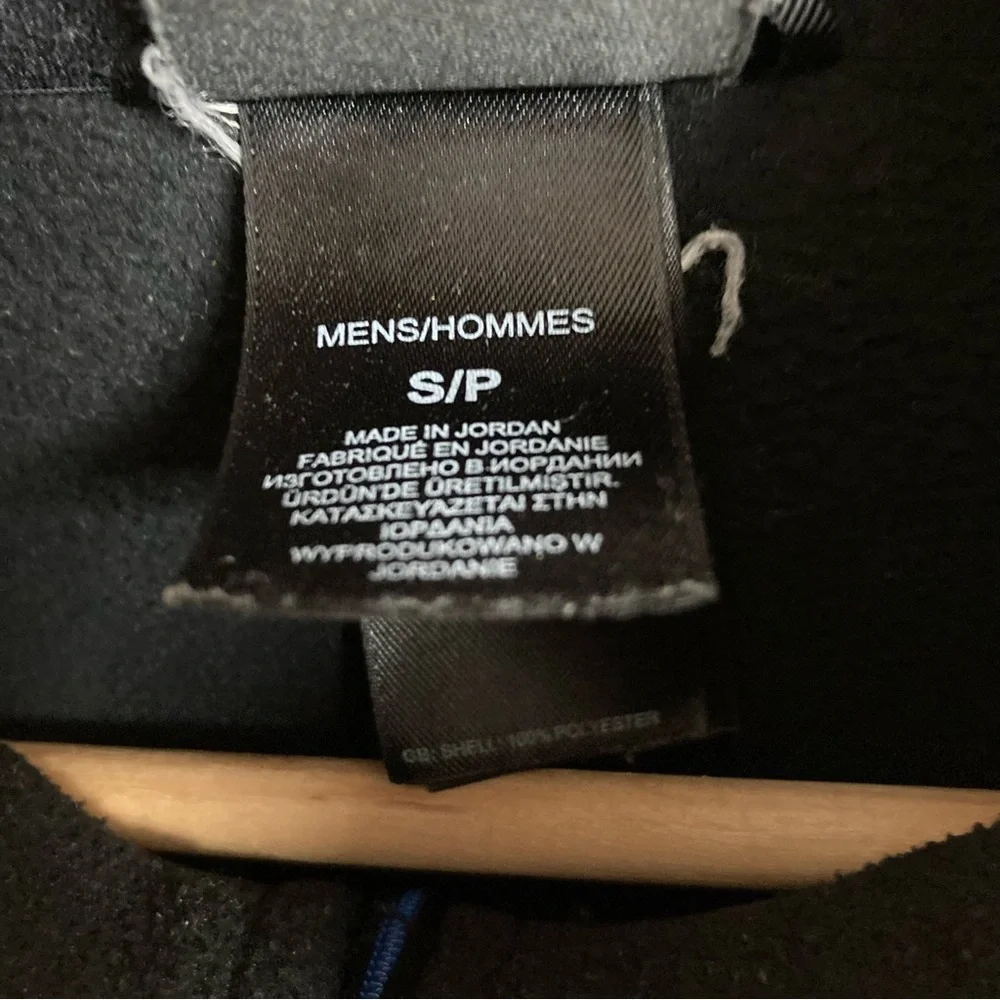 North Face Black Fleece‎ with Blue Embroidery Logo, Size S